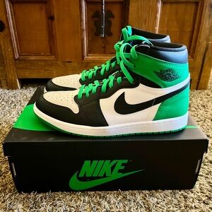 Men’s Air Jordan 1 Retro High OG Lucky Green Sz 11